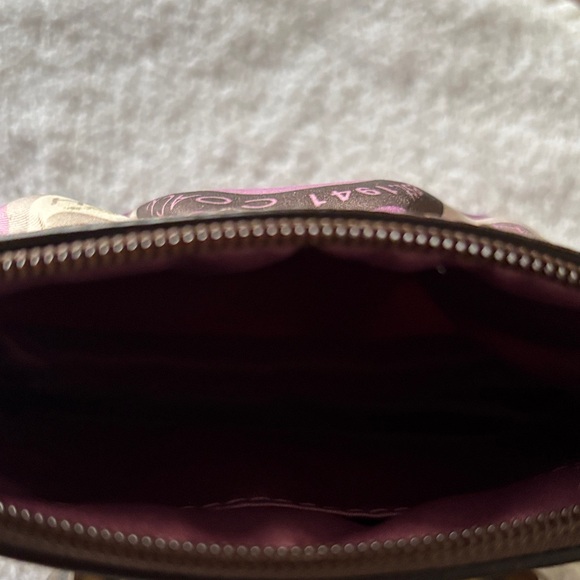 Coach Multicolor Wristlet with Pink and Brown Accents - Picture 3 of 6